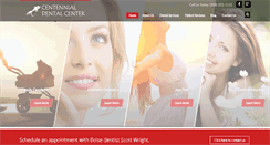 Desktop Screenshot of centennialdentalcenter.com